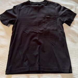 Jaanuu Black Short Sleeve style Scrub Top